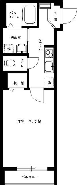 リバーサイトの間取り|間取りです。