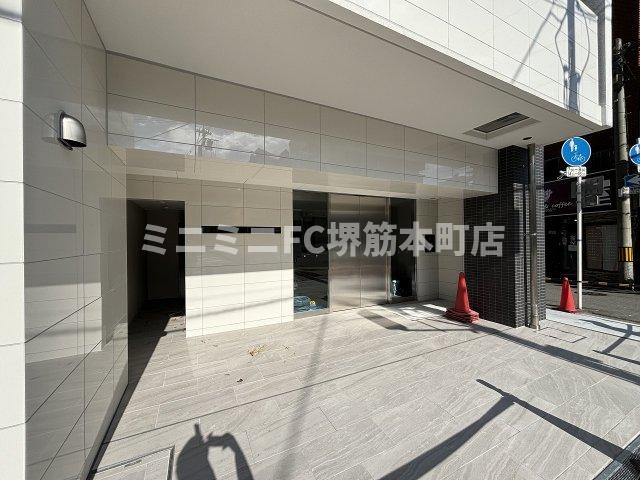 大阪市東成区大今里４丁目の賃貸マンションのエントランス