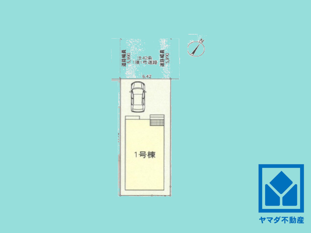 宇治市槇島町　第3　1号棟の区画図