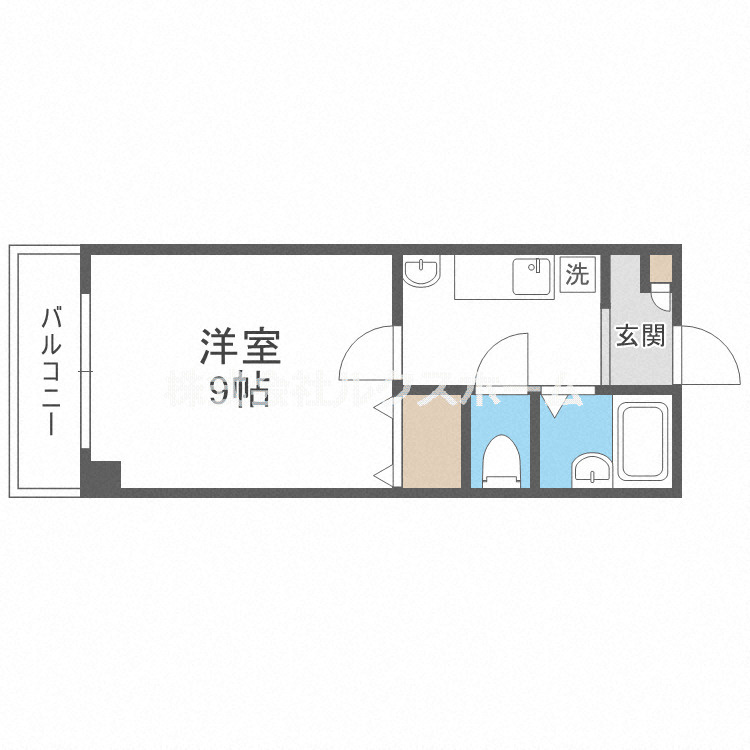 ステュディオリヴァージュの間取り