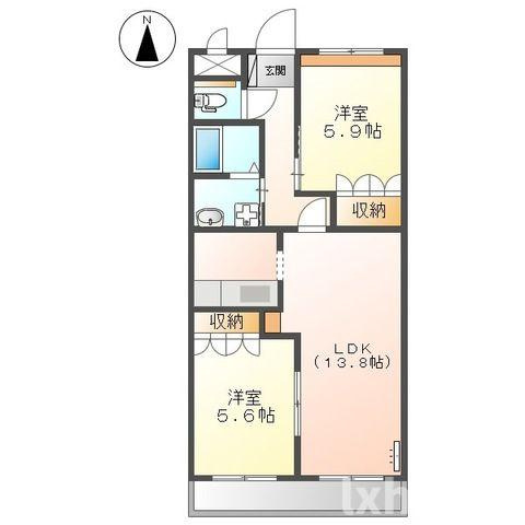 ルーテシアの間取り
