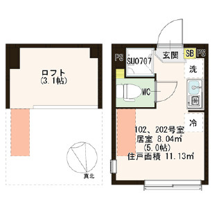 エスカリエの間取り