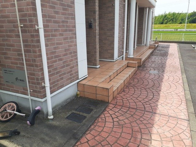 グランデールⅠの玄関