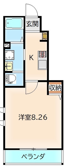 【間取り】 | (仮称）桜木北2丁目共同住宅
