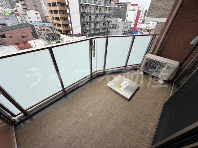 プレジオ玉造のバルコニー