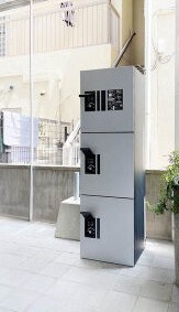 ソシエール高宮の設備|オートロック、エレベータ、宅配ボックスも完備しております。