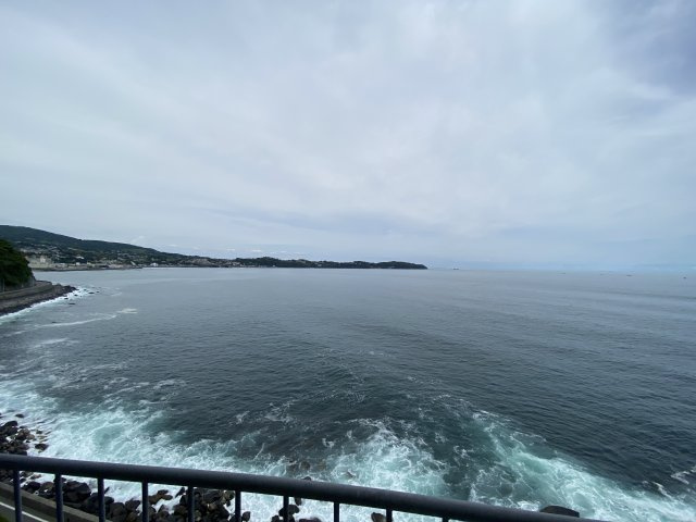 東熱海第2シーサイドハイツの展望|バルコニーからは海と小田原の街並みを見渡せます