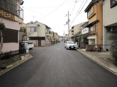 【前面道路含む現地写真】 | 山科区西野山射庭ノ上町　売地