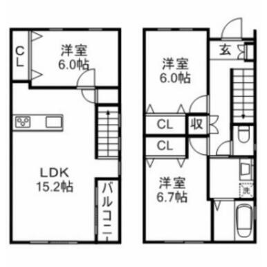 グランシティセイラタウンの間取り