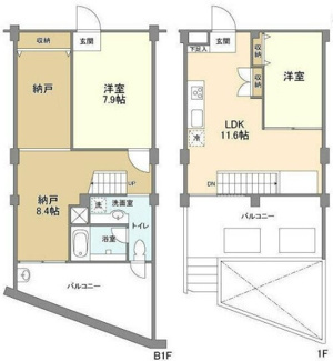 【間取り】 | 元住吉アートフラッツ | 間取りです。