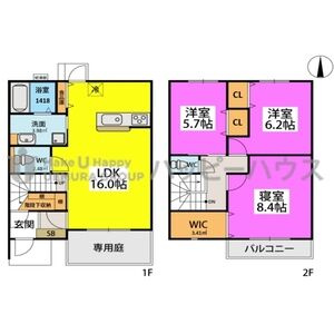 【間取り】 | ディナスティⅢ | 現況優先