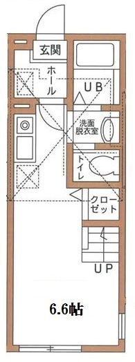 ハーミットクラブハウスパルティーレ の間取り|間取りです。