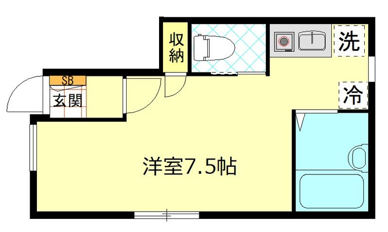 K-house北小岩の間取り|間取りです。