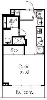 【間取り】 | 鶯谷マンション | 間取りです。