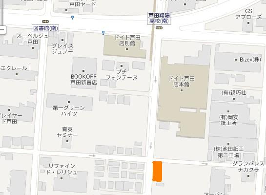 荘新曽駐車場の地図