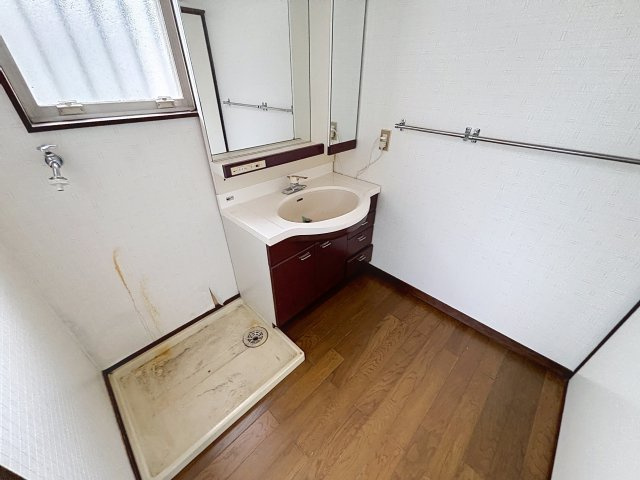 ワンコ平屋の準備はいいかい？の洗面所
