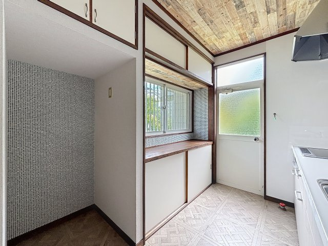 ワンコ平屋の準備はいいかい？のキッチン|収納やちょっとした台が、実際に使う時に役立つんですよね～～