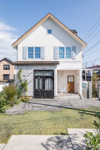 モデルハウス 越谷市川柳町１丁目の外観|おしゃれな外観です