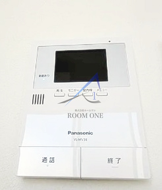 グランシャリオ京成高砂のセキュリティ|モニター付きインターホンです。