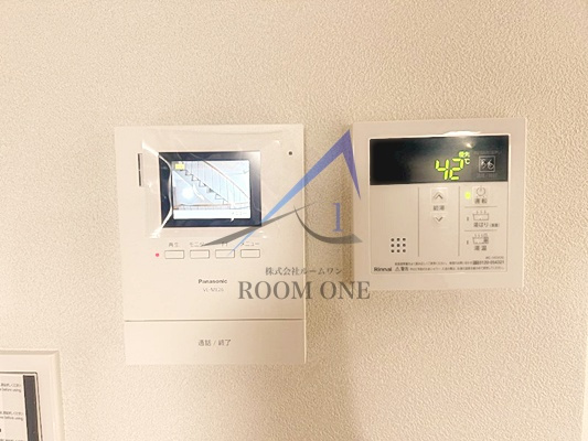 鶯谷マンション のセキュリティ|モニター付きインターホンです。