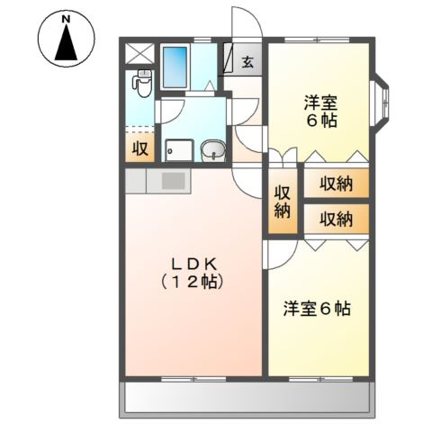 ヴィラロイヤルの間取り