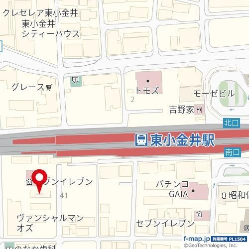 ＯＺ壱番街の地図
