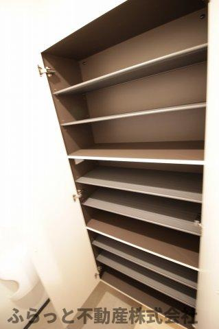 モノテラスの収納|収納豊富です