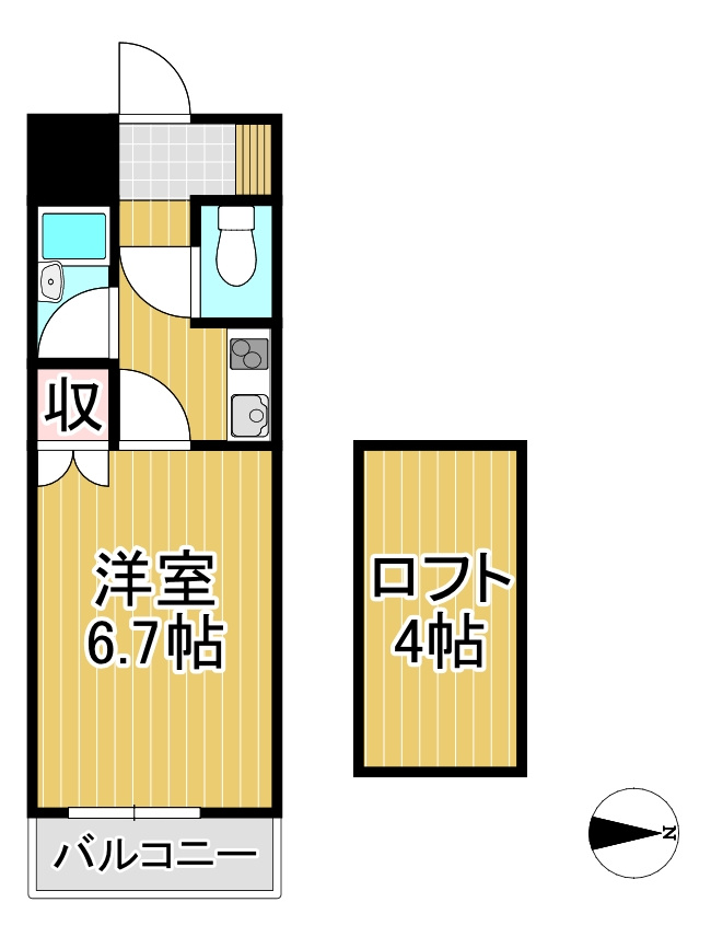 プライマリー久留米大南の間取り