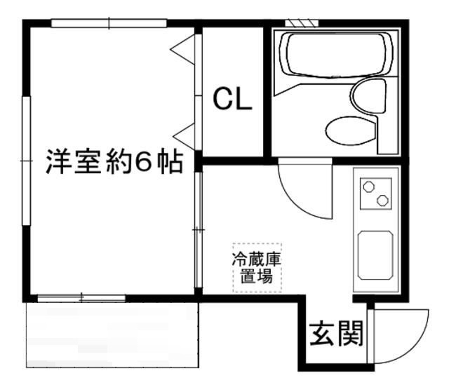 コーポ石井の間取り|間取りです。