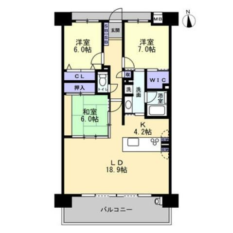 アルファステイツ御座の間取り|間取図 