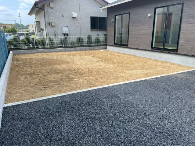 【庭】 | 潮来市日の出１号棟 | 施工例：ご見学はお気軽に0476-37-3888までお問合せ下さい！