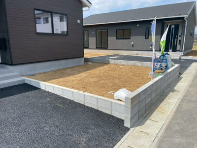 【庭】 | 潮来市日の出１号棟 | 施工例：ご見学はお気軽に0476-37-3888までお問合せ下さい！