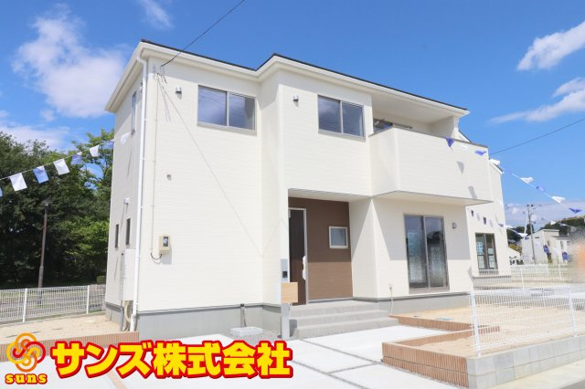 郡山市田村町東山1丁目1期　　　1号棟　　　守山小学校、守山中学区　の外観|南西側から見た外観♪