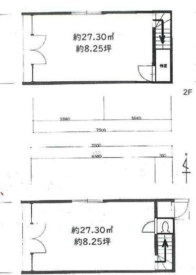 【間取り】 | 打出町貸店舗