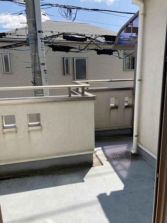 鷺宮戸建のバルコニー
