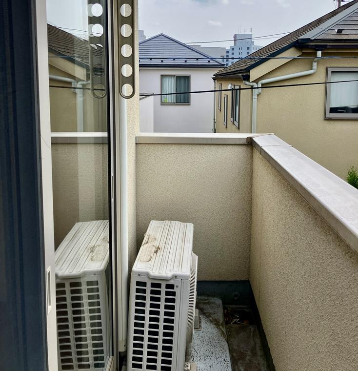 新町戸建のバルコニー