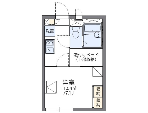 【間取り】 | レオパレスＥＡＳＴ　ＦＩＥＬＤ