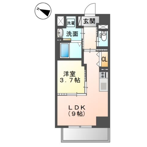 キアーズⅢの間取り