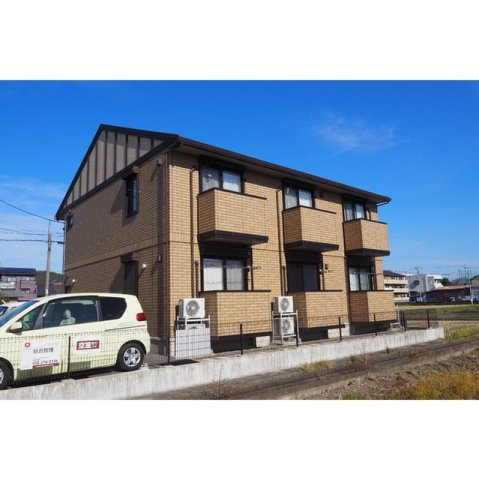 岐阜市岩地１丁目のアパートの外観