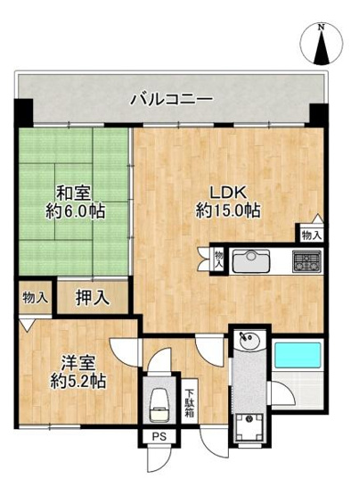 【間取り】 | プレステージ垂水ジェームス山