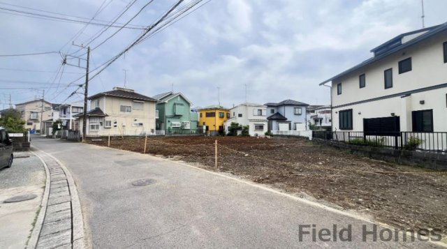 小田原市矢作新築戸建て　2号棟の外観|現地「小田原市矢作新築戸建て」