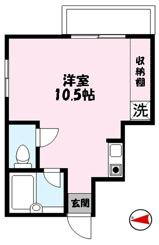 【間取り】 | ルミエール | ルミエール　２０１号　間取り