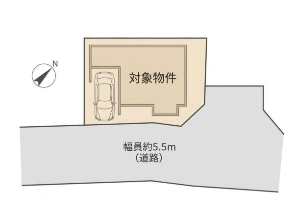横浜市鶴見区北寺尾７丁目の中古一戸建の区画図