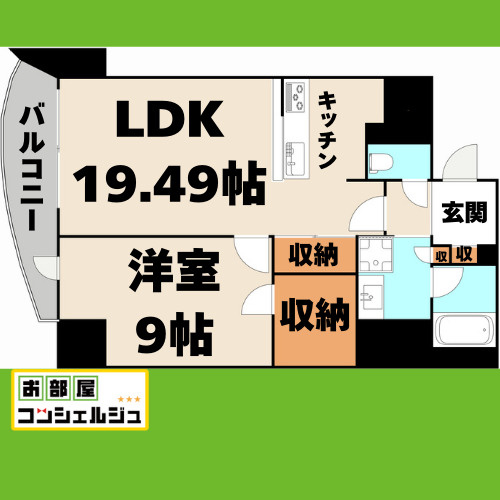 Ｂｌａｎｃａｓａ　久屋大通の間取り