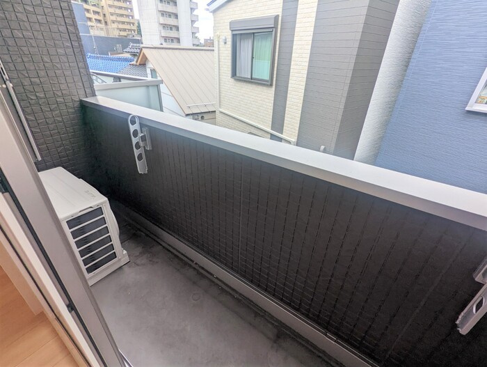 金山アイサンメゾンのバルコニー