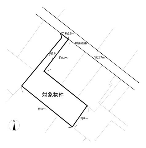 中井三丁目6番19号（A-12）の土地図