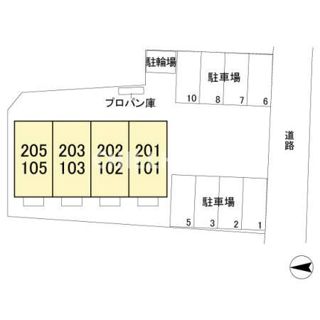 ＣＡＳＡ芝塚ＭＴの区画図|当社、チルホームのHPもご覧ください(^^)/物件情報多数♪