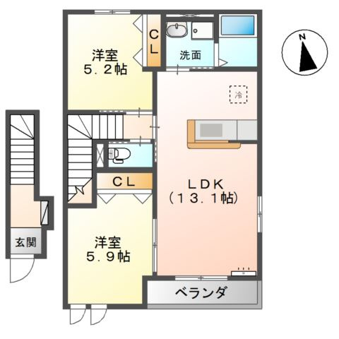 クランツロックの間取り