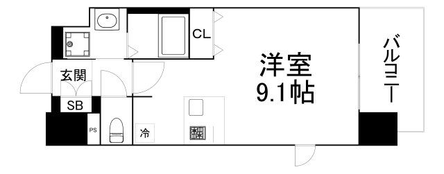 【間取り】 | プレサンス玉造駅前