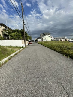 【前面道路含む現地写真】 | 木更津市真舟　土地　木更津駅